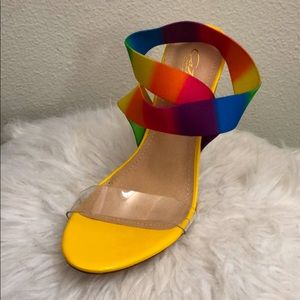 High heel strap sandal
